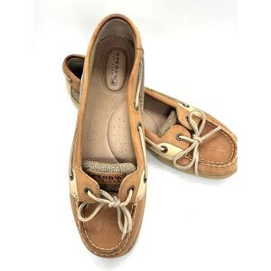 Sperry Boat Shoes Women Sz 9 Comfort Insole & Rubberized Sole